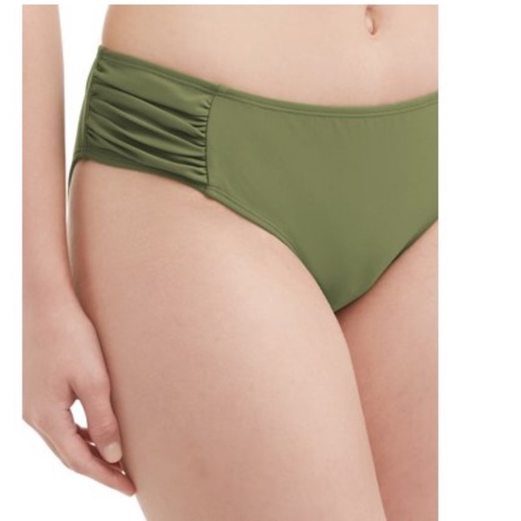 💜Time and Tru women’s Solid Ruched SwimsuitBottom - Picture 3 of 5